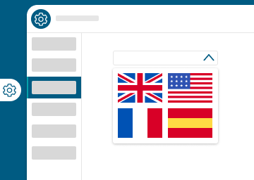 Local languages (French and Spanish)